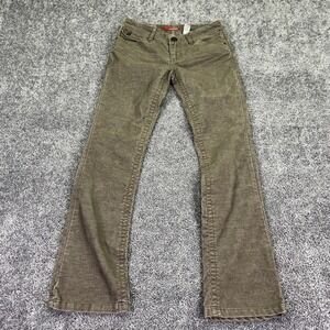 Unionbay Pants Womens 9 Brown Corduroy Bootcut Khakis Casual Pockets Work City